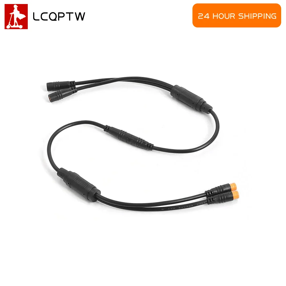 E-bike Y-Splitter 1T2 Cable for Gear Sensor Brake BAFANG BBS01 BBS02B BBSHD Electric Bicycle 3Pin Waterproof Connector Cable
