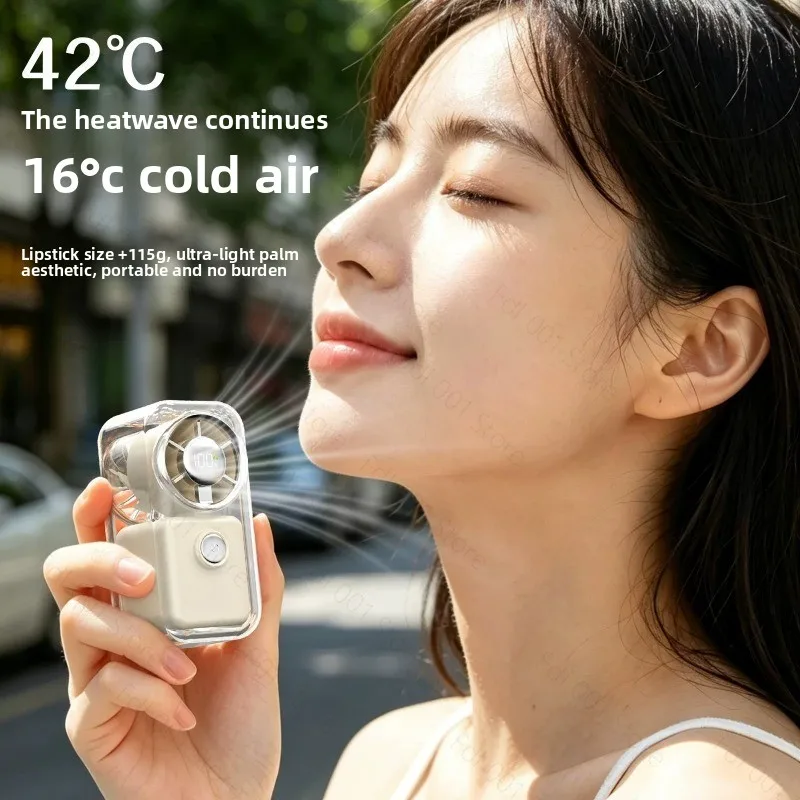 

Portable mini fan | silent | long battery life/mini handheld fan, portable USB charging pocket fan, 5-speed silent cooling fan