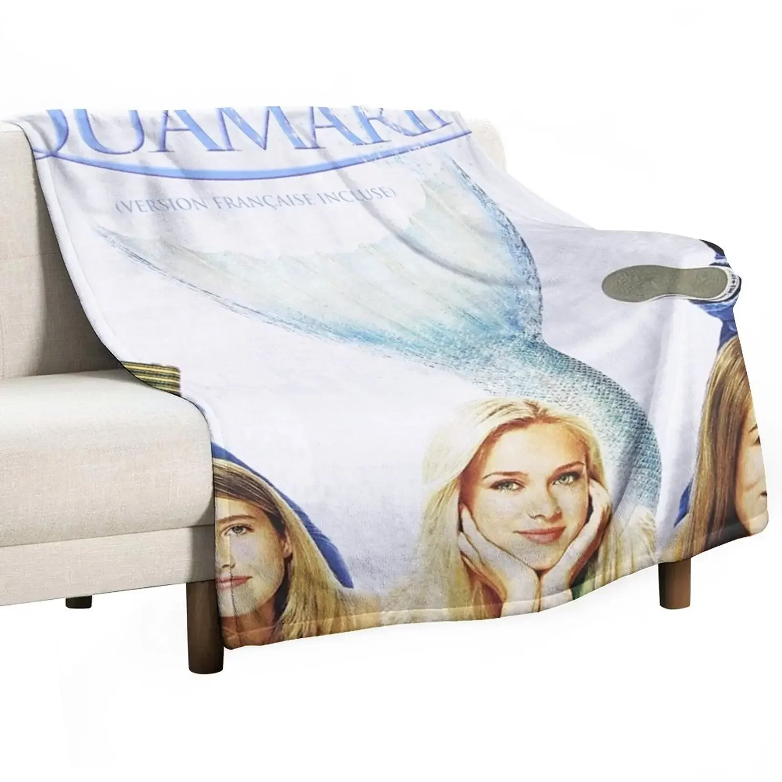 

New aquamarine movie Throw Blanket For Sofa Thin Fashion Sofas Softest Decorative Beds Blankets