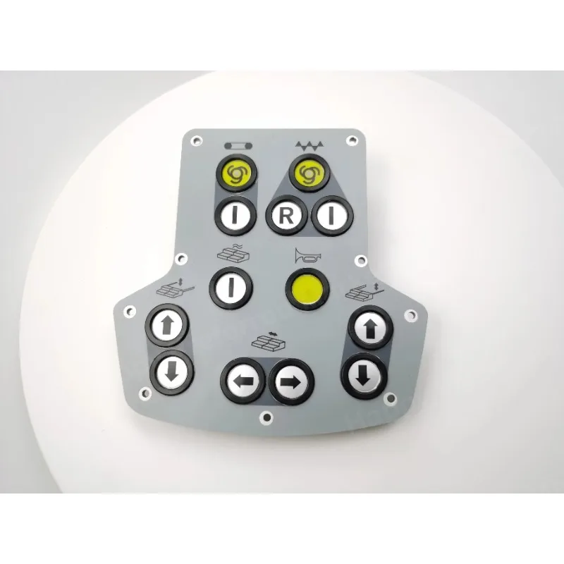 Asphalt Paver Side control box button panel with film 9 holes for plus shape high quality road construction protective film