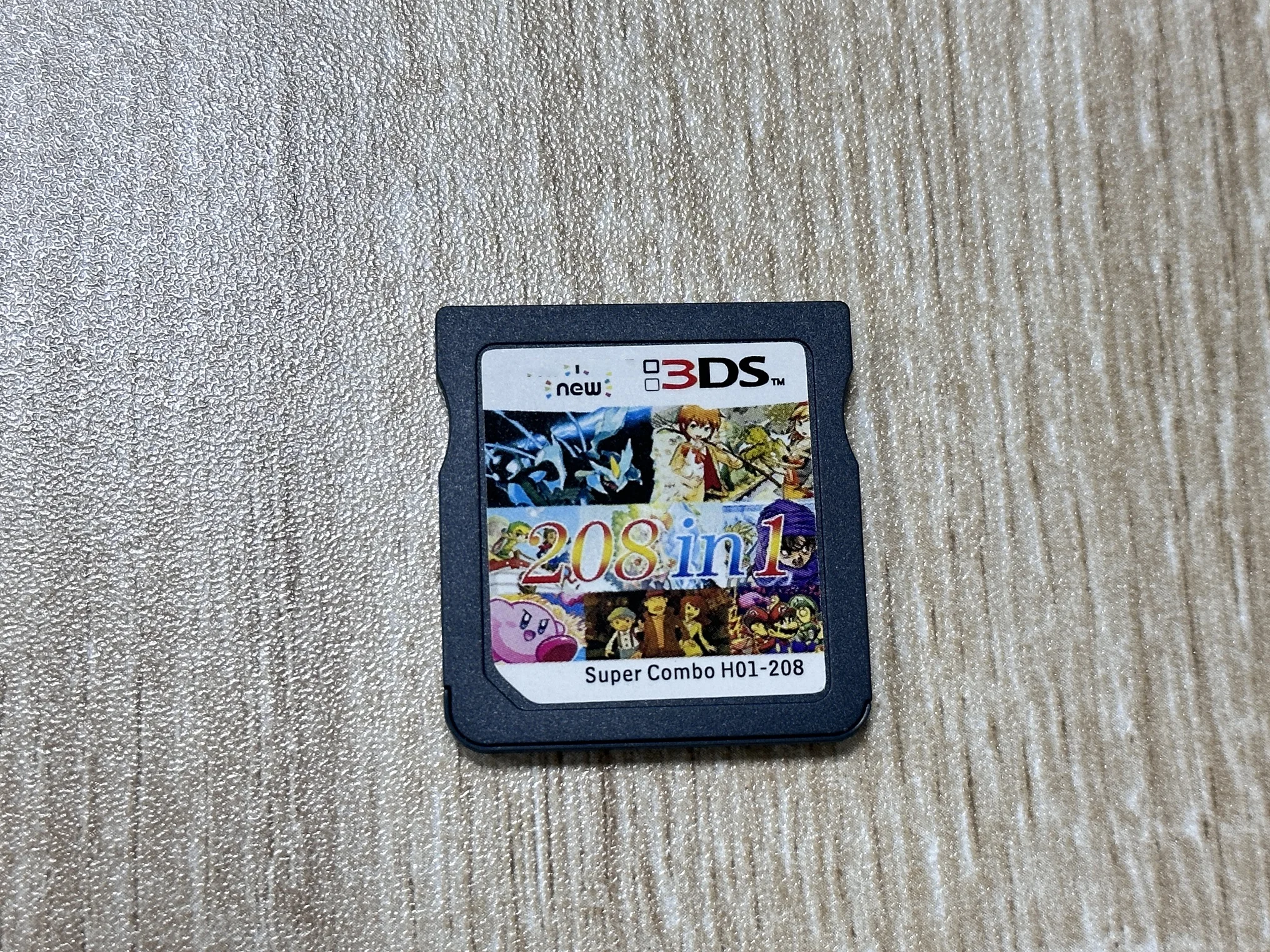 DS Game Card 208 in 1 Video Game Console Card for NDS 3DS