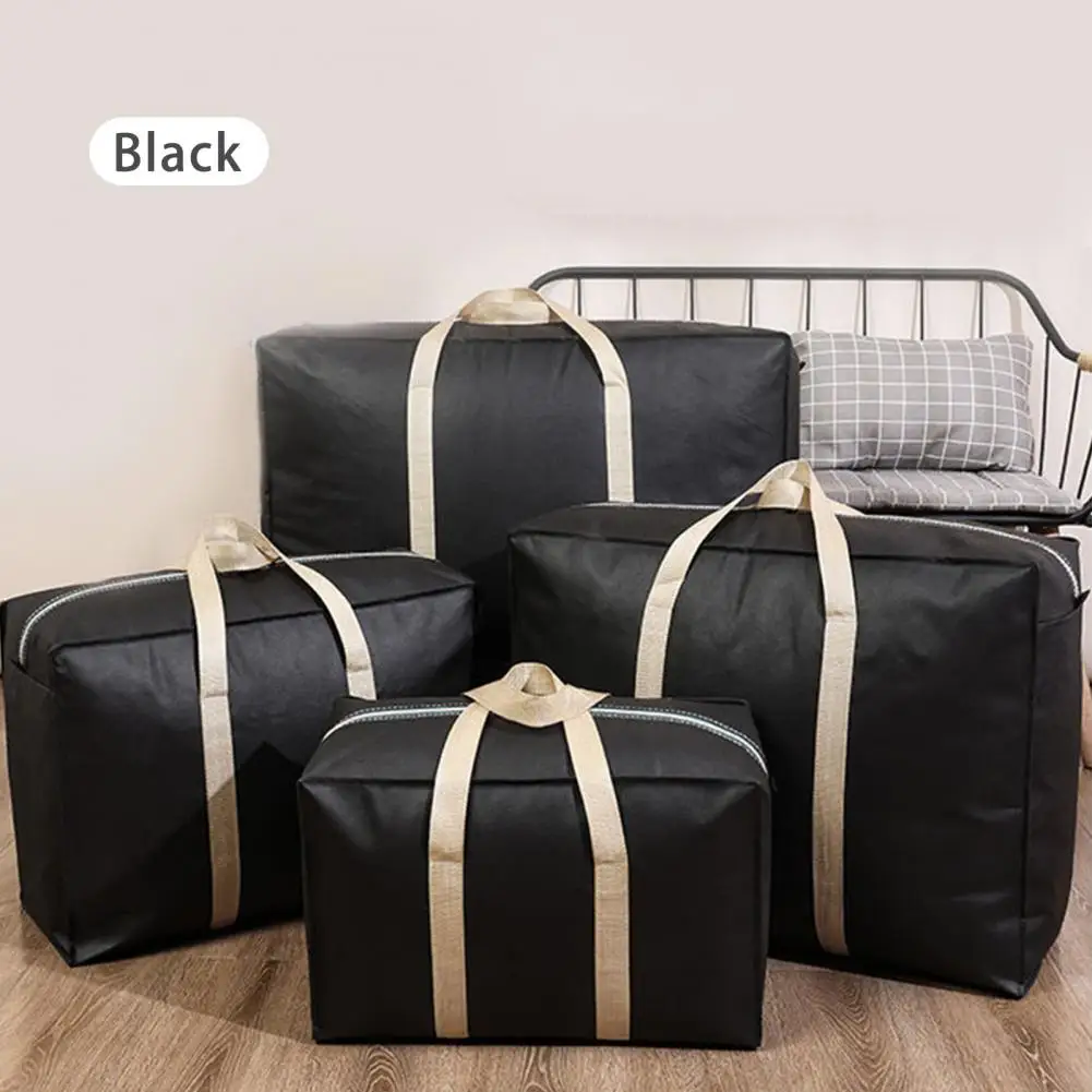 

Excellent Blanket Storage Bag Firm Stitching Smooth Zipper Dustproof Garment Bag Store Clothes