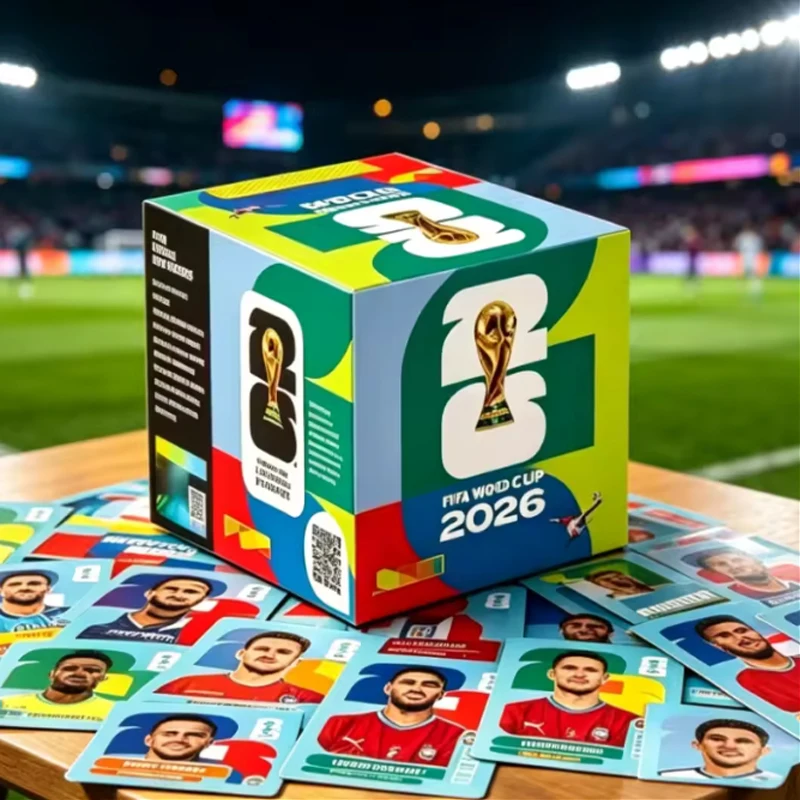 Hot Panini 2026 World Cup Official Stickers Set - 2 Boxes 100 Packs - 700 Collectible Soccer Trading Cards for Fans