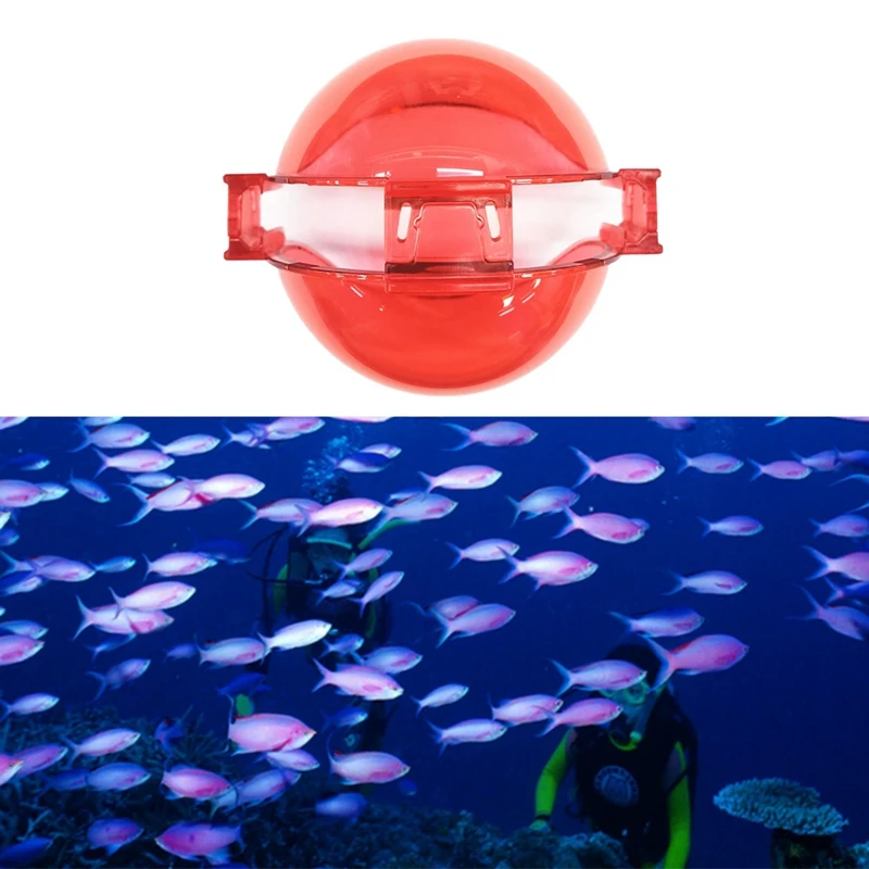 For Insta360 X3 Camera Waterproof Case Dive Housing Multi-Functional Portable Dive Case Filter Easy Install Easy To Use Red