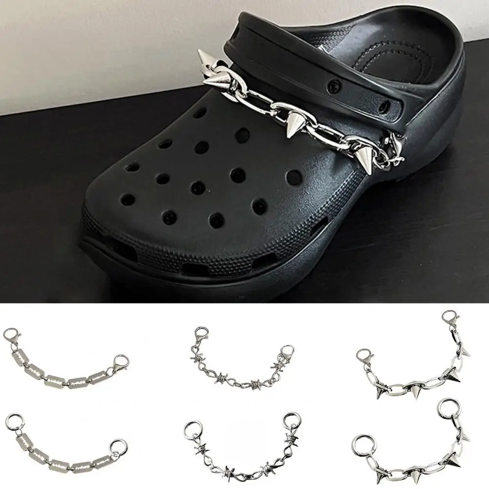 Shoe Decoration  Good DIY Clothes Shoes Metal Chain Decoration Jewelry  Long Lasting Shoe Chain Decor