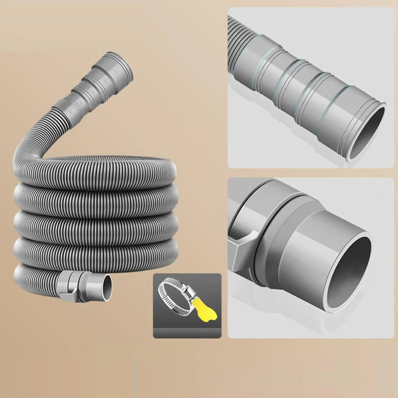 

RV Drain Hose Waste Sewage Hose Accessories Vehicle Waste Pipe for Truck Outdoor Motorhome Camping RV Trailer Travel Vehicle