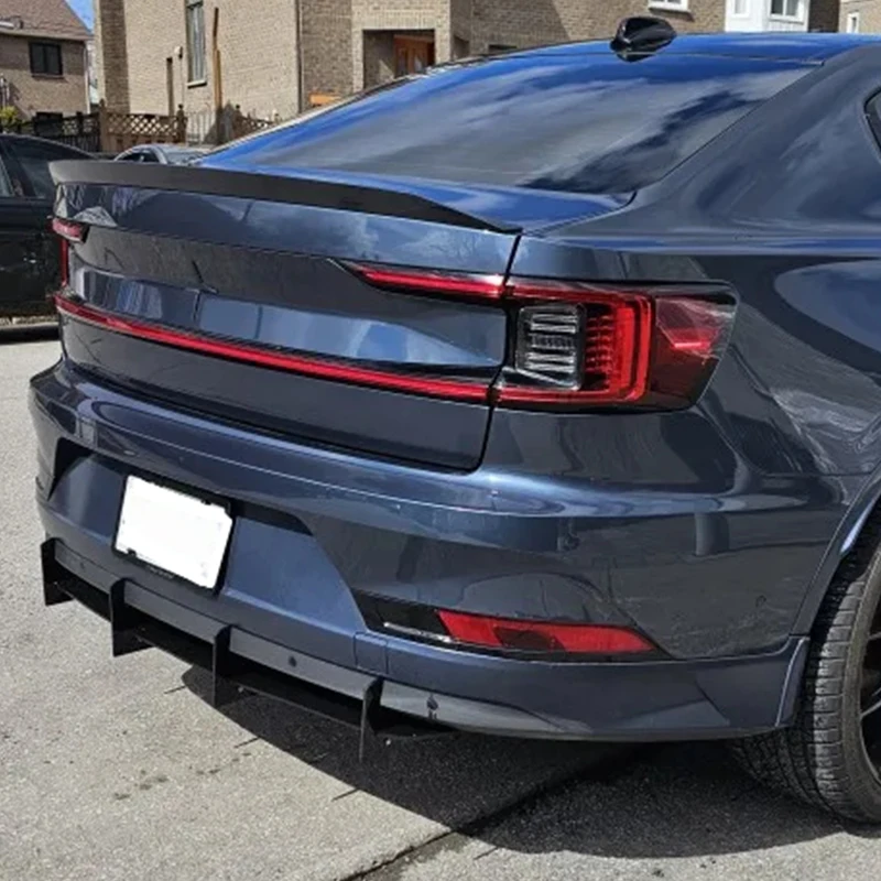

Fit Polestar 2 2020--2024 Year Rear Diffuser Bumper Lips Spoiler Splitter Body Kit Accessories