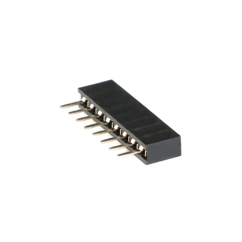 10Pcs 2.0mm Single Row Female 1x2/3/4/5/6/7/8/10/20/40 Pin Pin Header Connector 2mm Pitch Strip For Arduino PCB