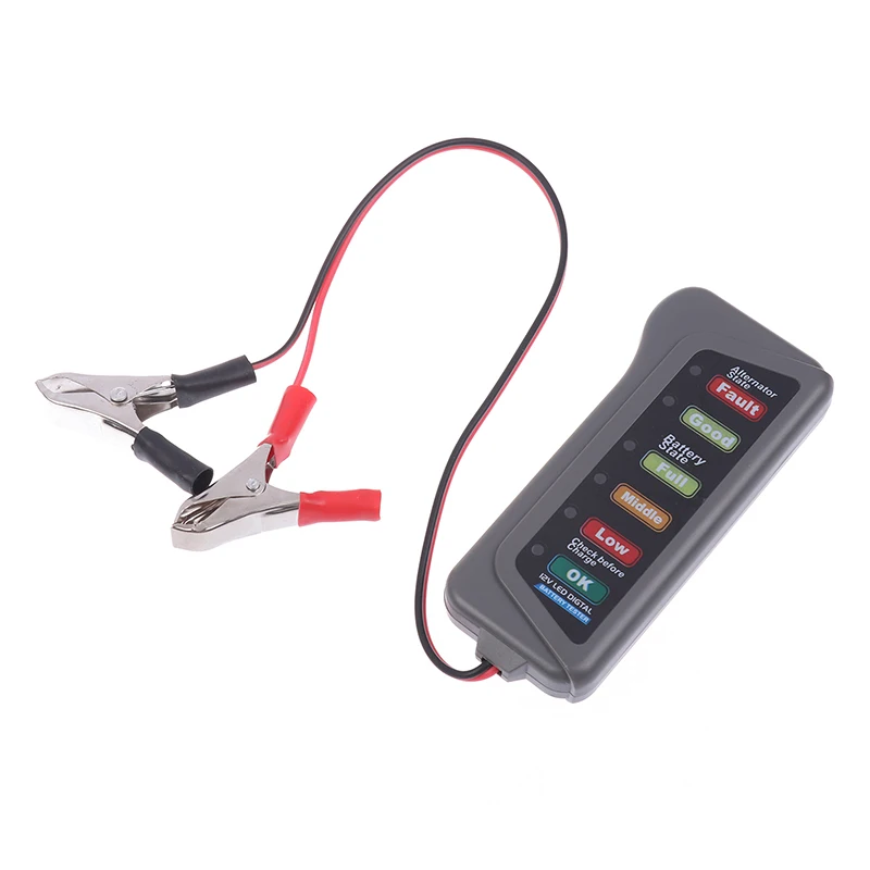 1PC 12V Car Motorcycle Tester Fault Detector BT-170 Battery Testers Digital Alternator Test Car Diagnostic Auto Repair Tools