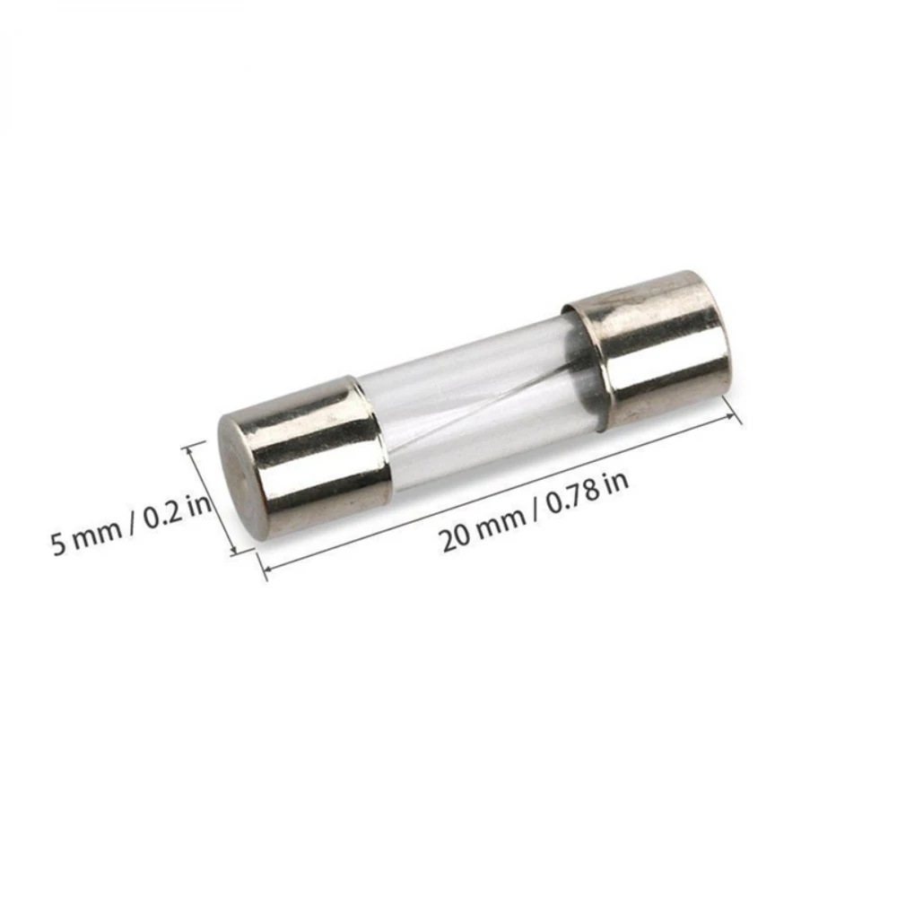 54/72/100/150/200PCS Fuse Assorted kit 5x20mm,6x30mm Quick Blow Glass Tube 0.2A-30A Blow Glass Fuse 10and 15Value electronics ﻿