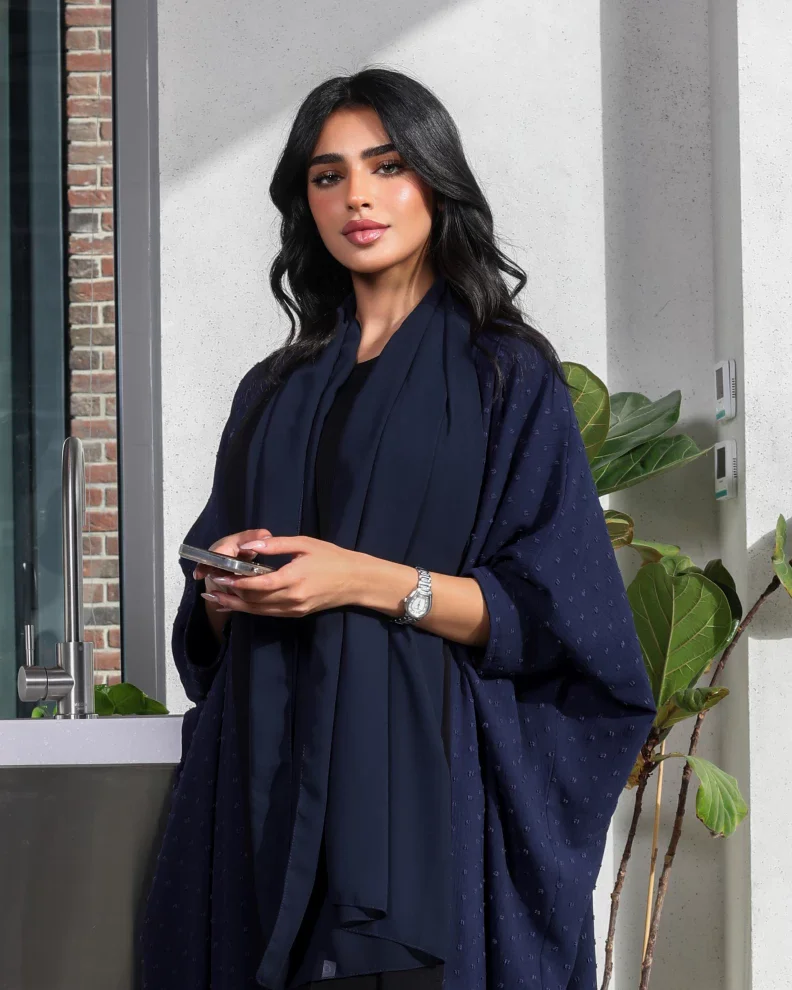 Sweet Fashion Abaya Dress Kimono Coat Outwear donna manica lunga allentato arabo Holiday musulmano Dubai marocchino caftano 2024 nuovo