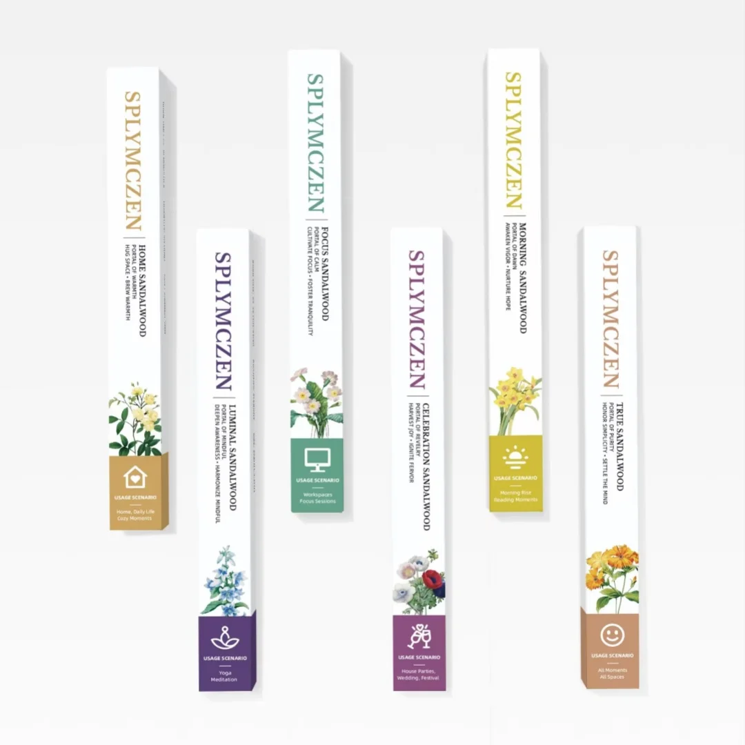 27cm Sandalwood Incense Sticks  91 Sticks Bamboo-free Fragrant Bulk Home Fragrance Meditation Yoga Aromatherapy Deodorization