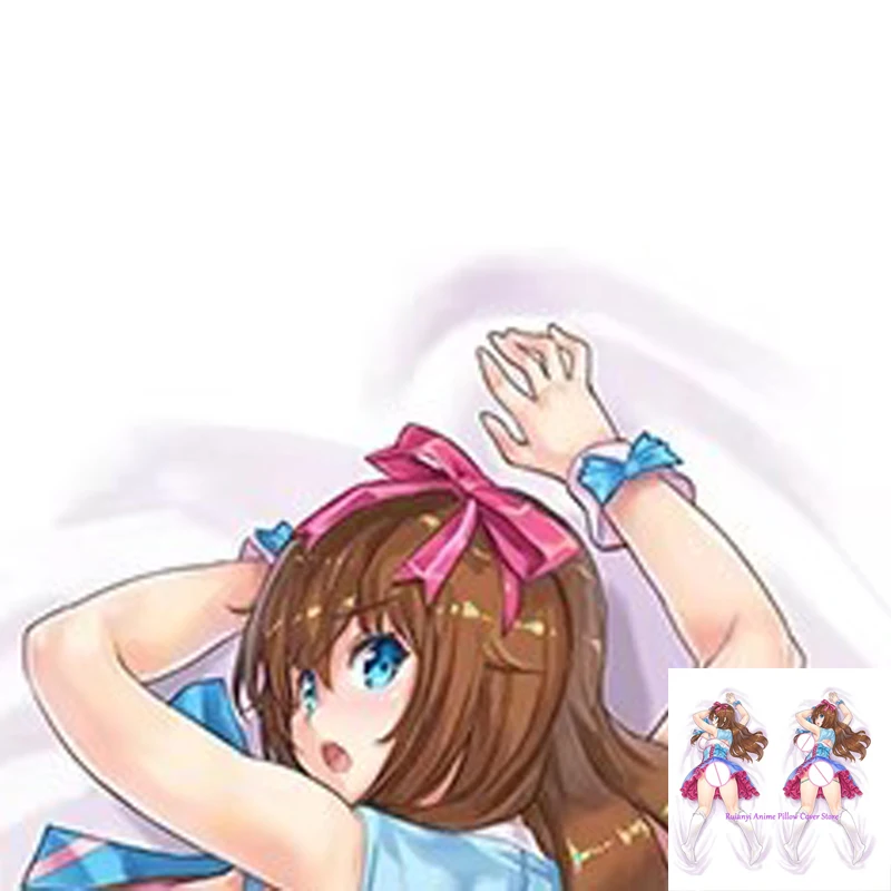 

Dakimakura Anime Yua Fujisaki Double-sided Pillow Cover Print Life-size body pillows cover Adult pillowcase 2024