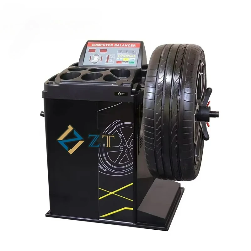 Garage Equipement Multifunctional 12 to 24 Inch Semi-automatic Motorcycle Wheel Balancing Machine