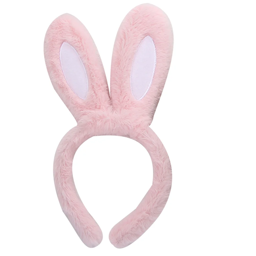 

Bunny Dress Headband Costume Women Ears Hairband Cosplay Pink Rabbit Headbands for Accessories Girls Adult Cartoon