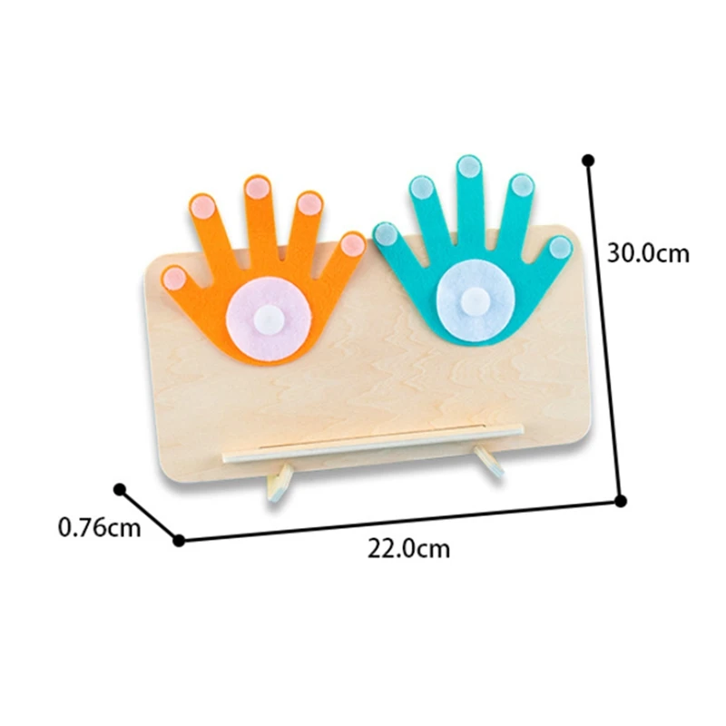 Finger Numbers Intelligence Math Toy Finger Counting Digital Teaching Aids Toys For Preschool Children Travel Game