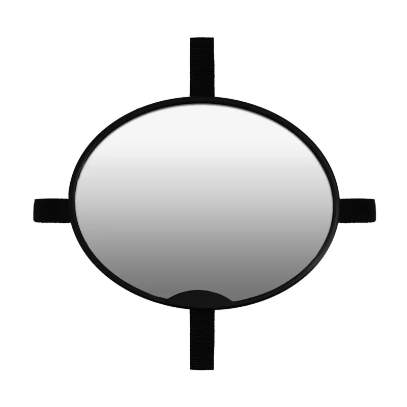 

Небьющееся овальное детское автомобильное зеркало, 1 шт., для обращенного назад младенца с широким кристально чистым обзором, автомобильное детское зеркало заднего вида