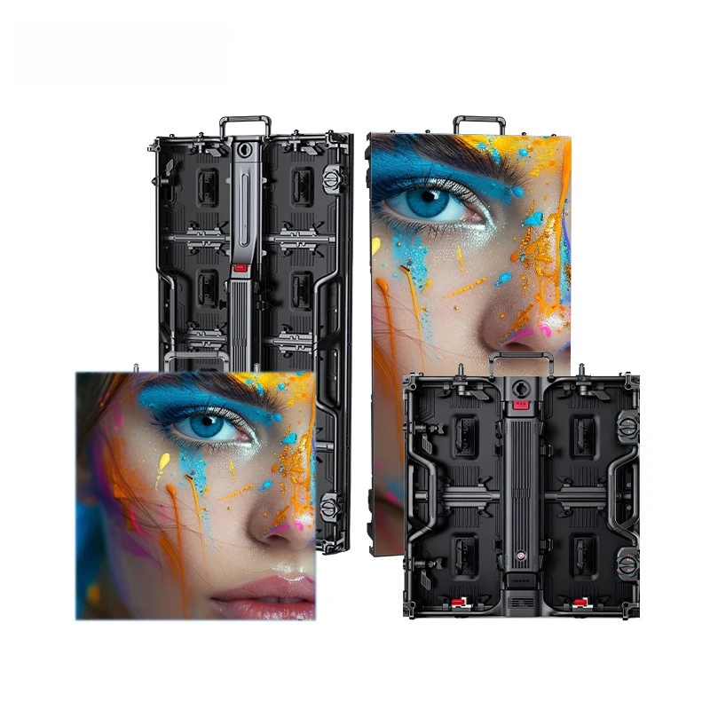 P3.91 Outdoor LED Screen Waterproof Die Cast Aluminum Cabinet, Commercial Field Splicing Display Screen