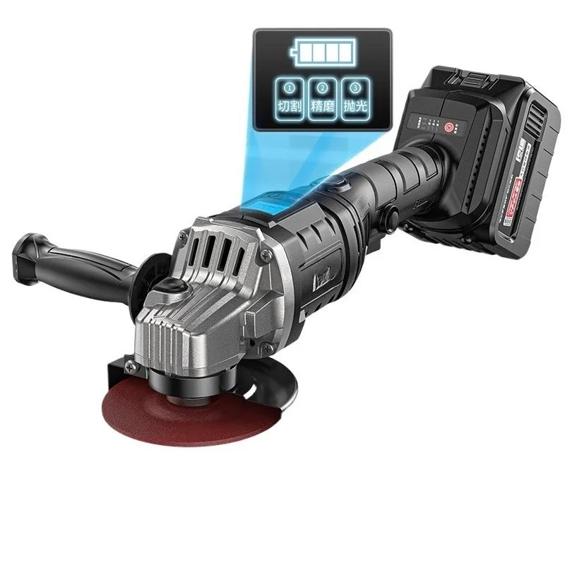 

Quality Brushless Lithium Battery Angle Grinder High Power Electric Cutting Machine Grinder Rechargeable Hand Grinding