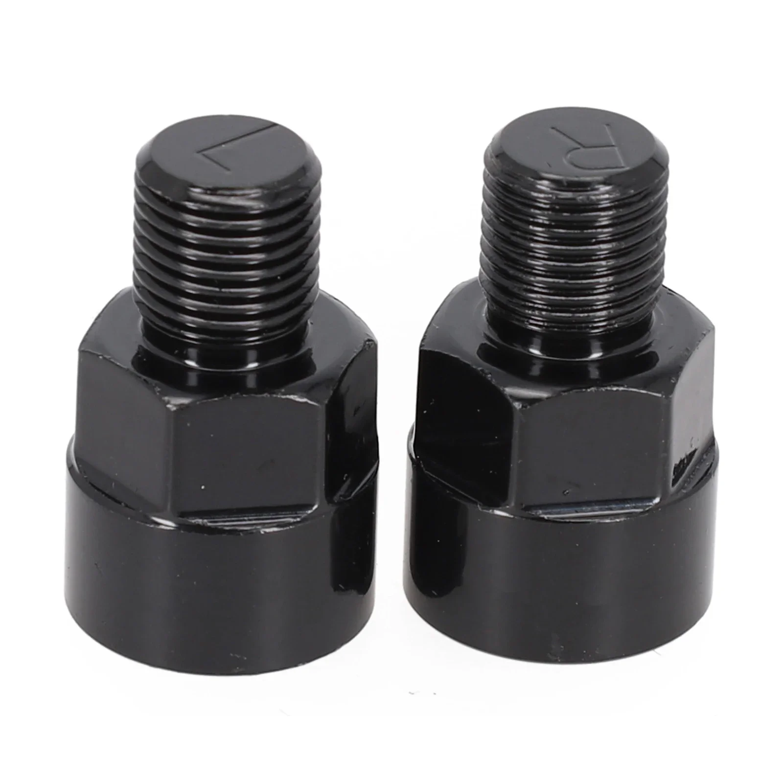 Bicycle Pedal Adapter Aluminum Alloy 12mm To 14mm For 9/16 Inch Pedals & 1/2 Inch Cranks Convert Bicycle Parts Aluminum Alloy