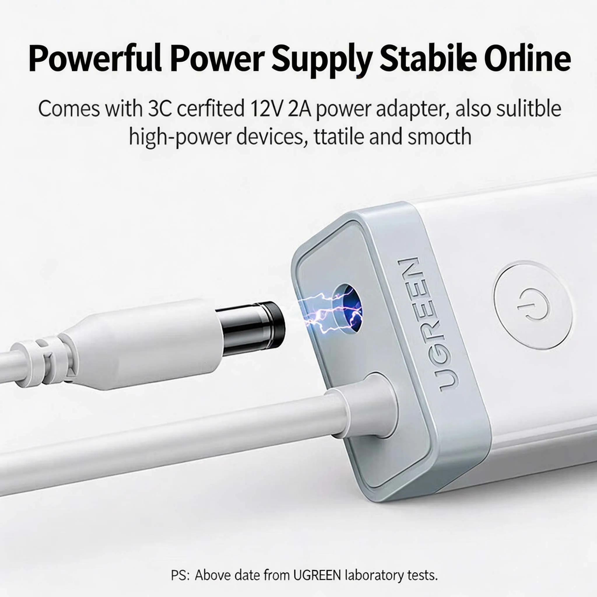 UGREEN 7 Port USB 3.0 Hub CM420 With DC 12V 2A Power Adapter USB Splitter Extension Dock for Laptop Desktop PC