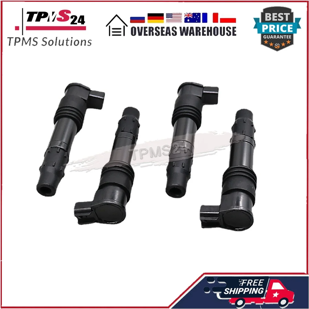 Ignition Coils 4PCS 129700-4400 For Suzuki Hayabusa GSX1300R Boulevard Kawasaki