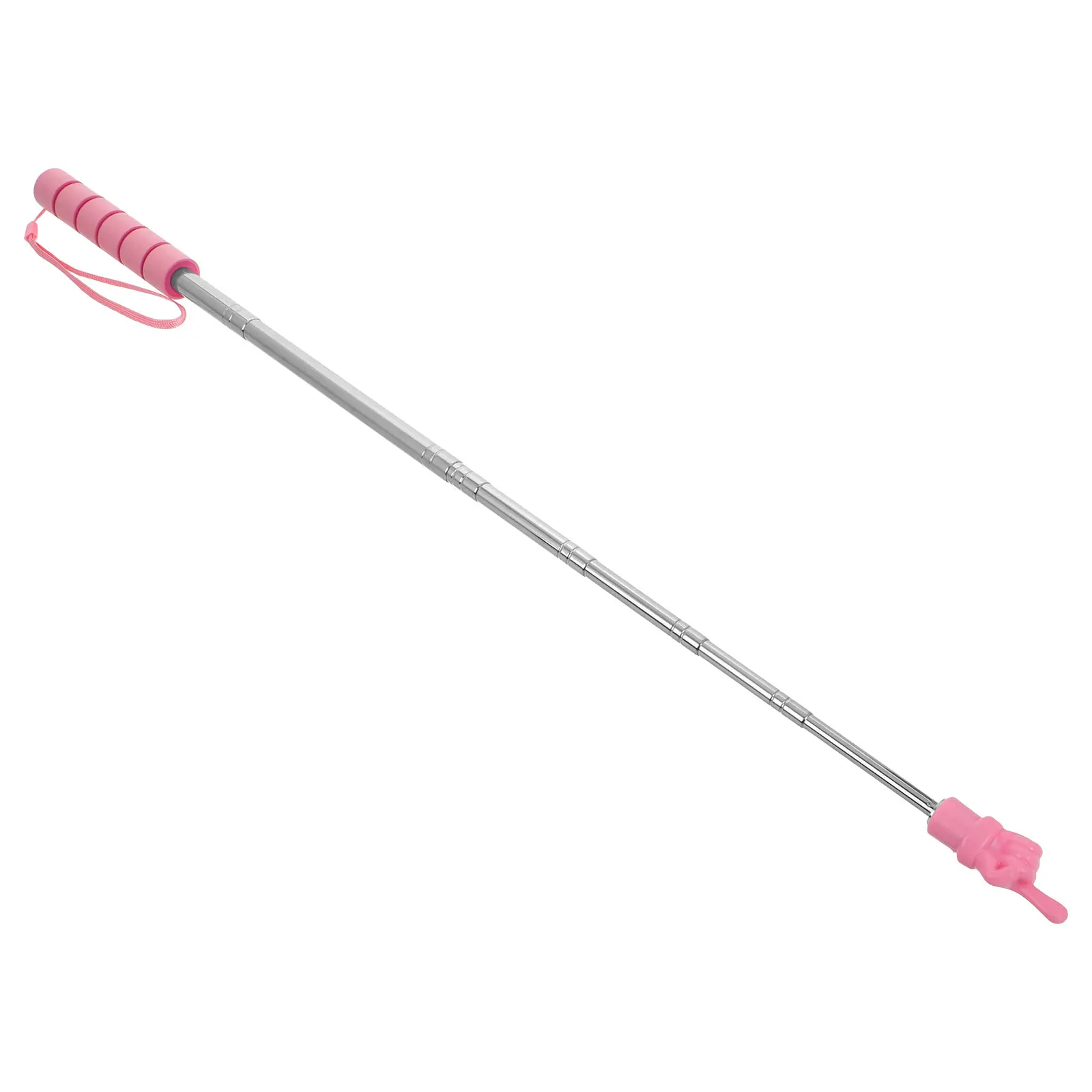 

Telescoping Stainless Steel Finger Pointer Sponge Grip Extendable Pointer Stick Teaching Tool for Classroom Teachers