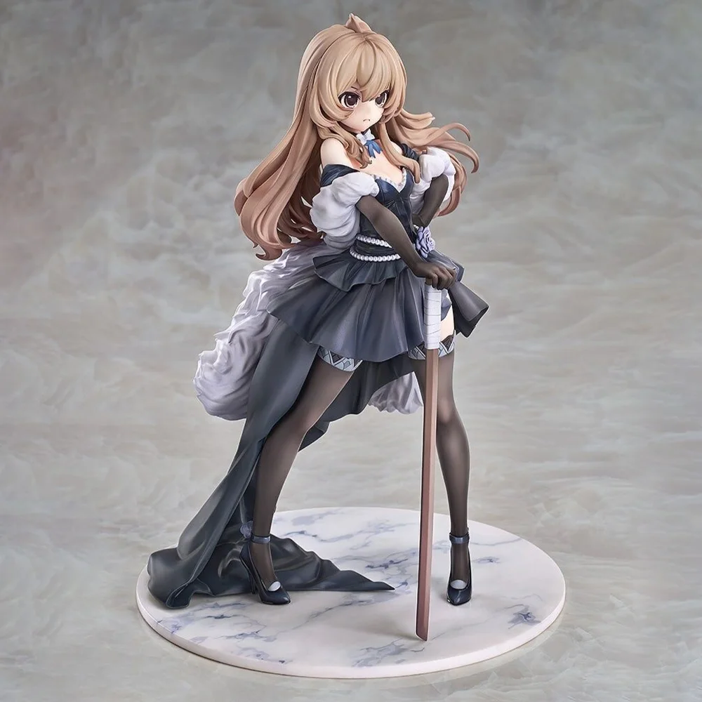 In Stock Luminous Box Original Genuine Toradora! Aisaka Taiga 1/7 Dress Ver. 23cm Anime Girl Collections Model Toy Figures Gift