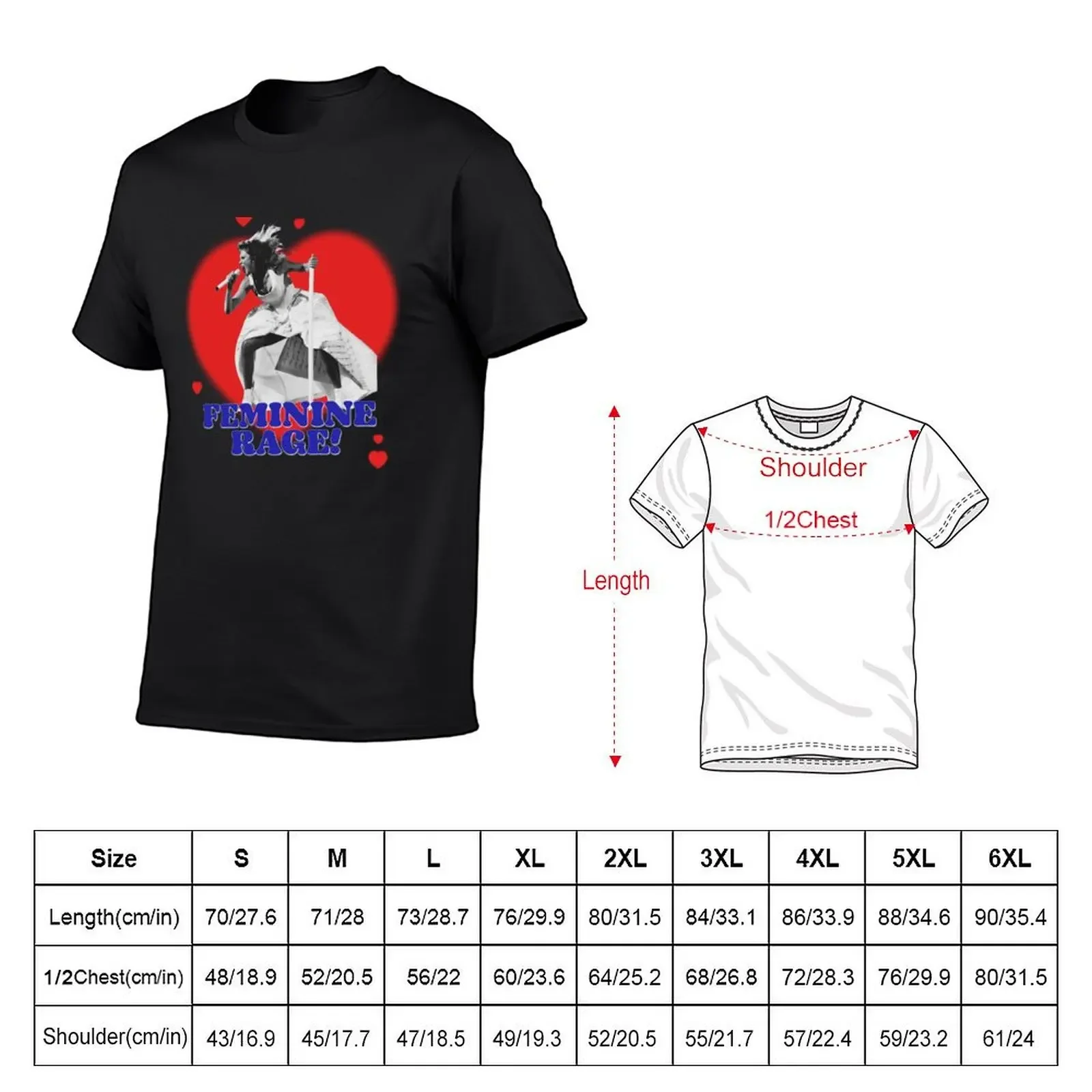 FEMININE RAGE THE MUSICAL T-Shirt anime figures new edition quick drying mens tall t shirts