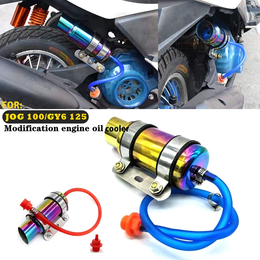 

Suitable For Yamaha 100 Motorcycle Modify Engine Oil Radiator FORCE RSZ JOG 100/125cc GY6 125 Scooter Oil Radiator Oil Coolel