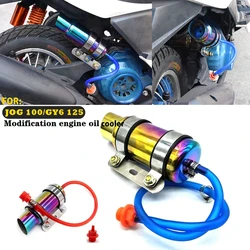Suitable For Yamaha 100 Motorcycle Modify Engine Oil Radiator  FORCE RSZ JOG 100/125cc GY6 125 Scooter Oil Radiator Oil Coolel