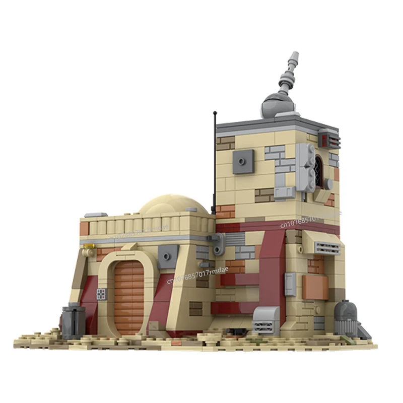 NEW Famous star Movie scene MOC modular Tatooine Mos Eiseley model DIY creative ideas Children Toy Birthday Gift building blocks