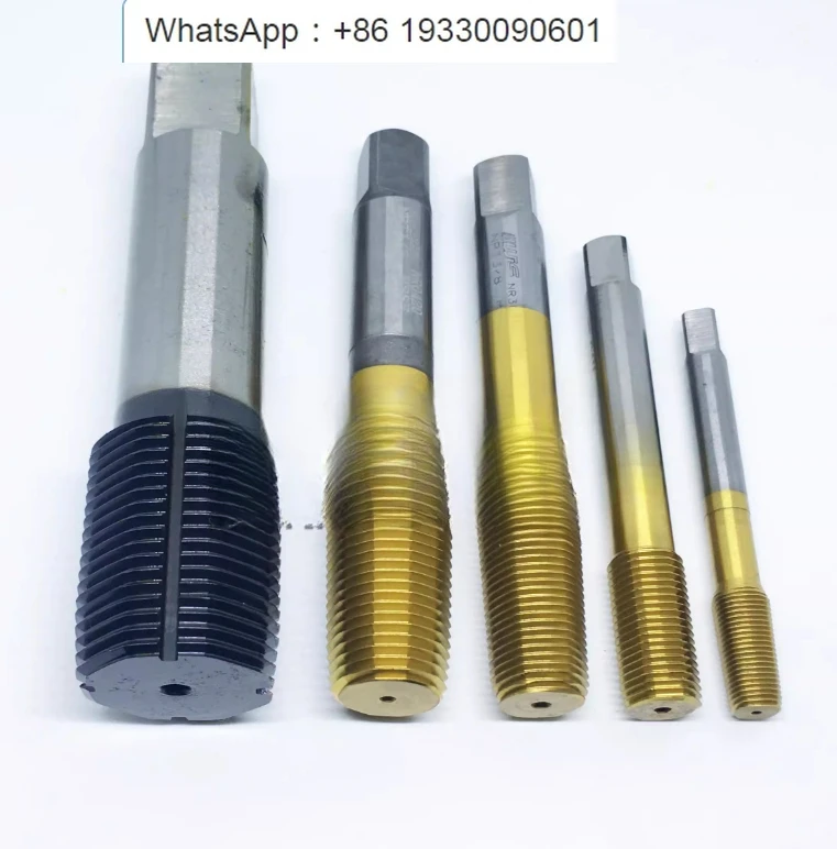 BSP, G, NPT, RC, ZG, PT1/8 1/4 3/8 1/2 3/4 HSS Co thread forming taps flute roll flow tap / rolling extrusion