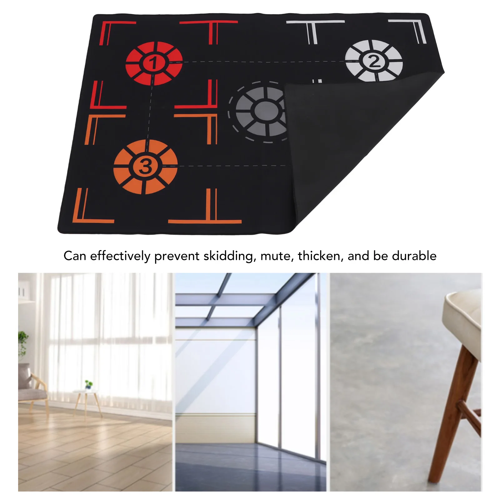 บาสเกตบอลรถไฟไม่ลื่น Soundproof วัสดุเด็กวัยรุ่นในร่ม Ball Control การฝึกอบรม Dribbling เจาะสําหรับบ้านเด็ก