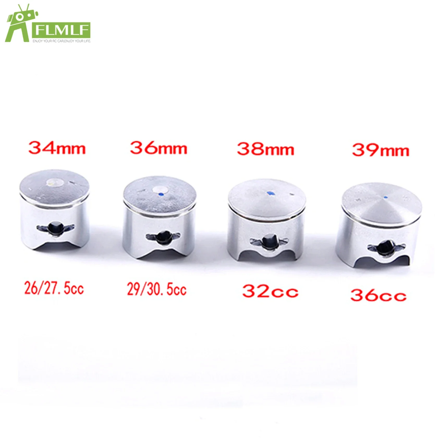 

34mm 36mm 38 39mm Piston Set for 26cc 29cc 30.5cc 32cc 36cc CY Zenoah Gas Engine for 1/5 HPI ROFUN ROVAN KM BAJA 5B 5T 5SC PARTS