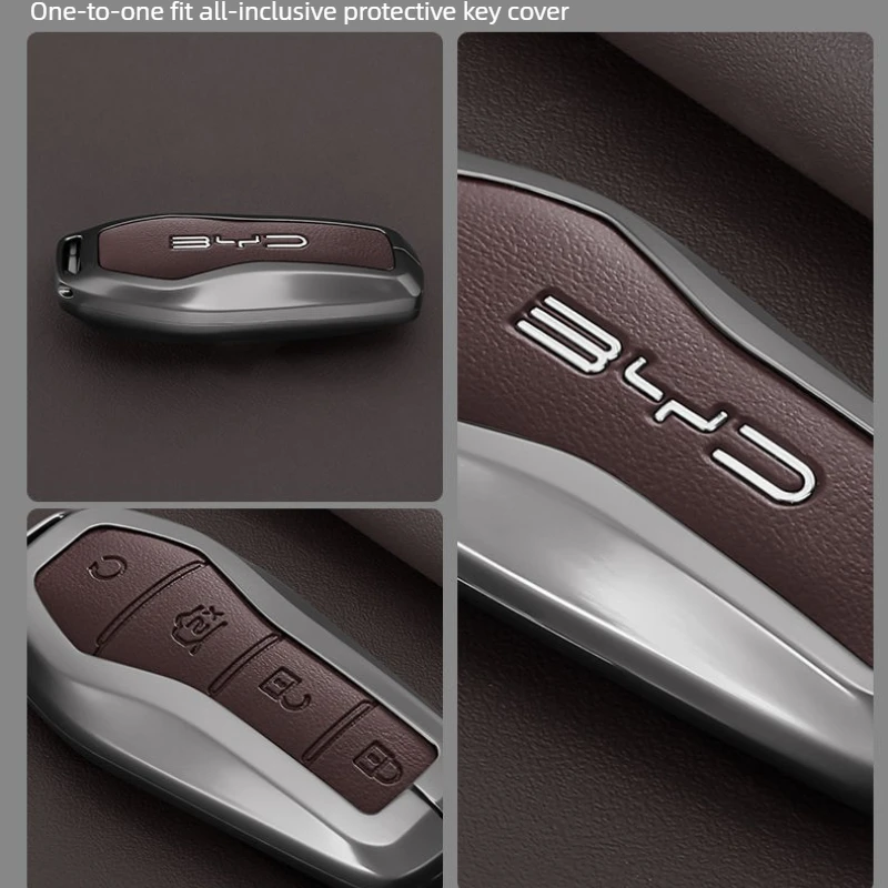 Zinklegierung Autoschlüssel-Hülle für BYD Seal U DMI Song Plus Atto 3 Han EV Tang Qin Dolphin Durable Second Song Pro Zubehör – Detail 5