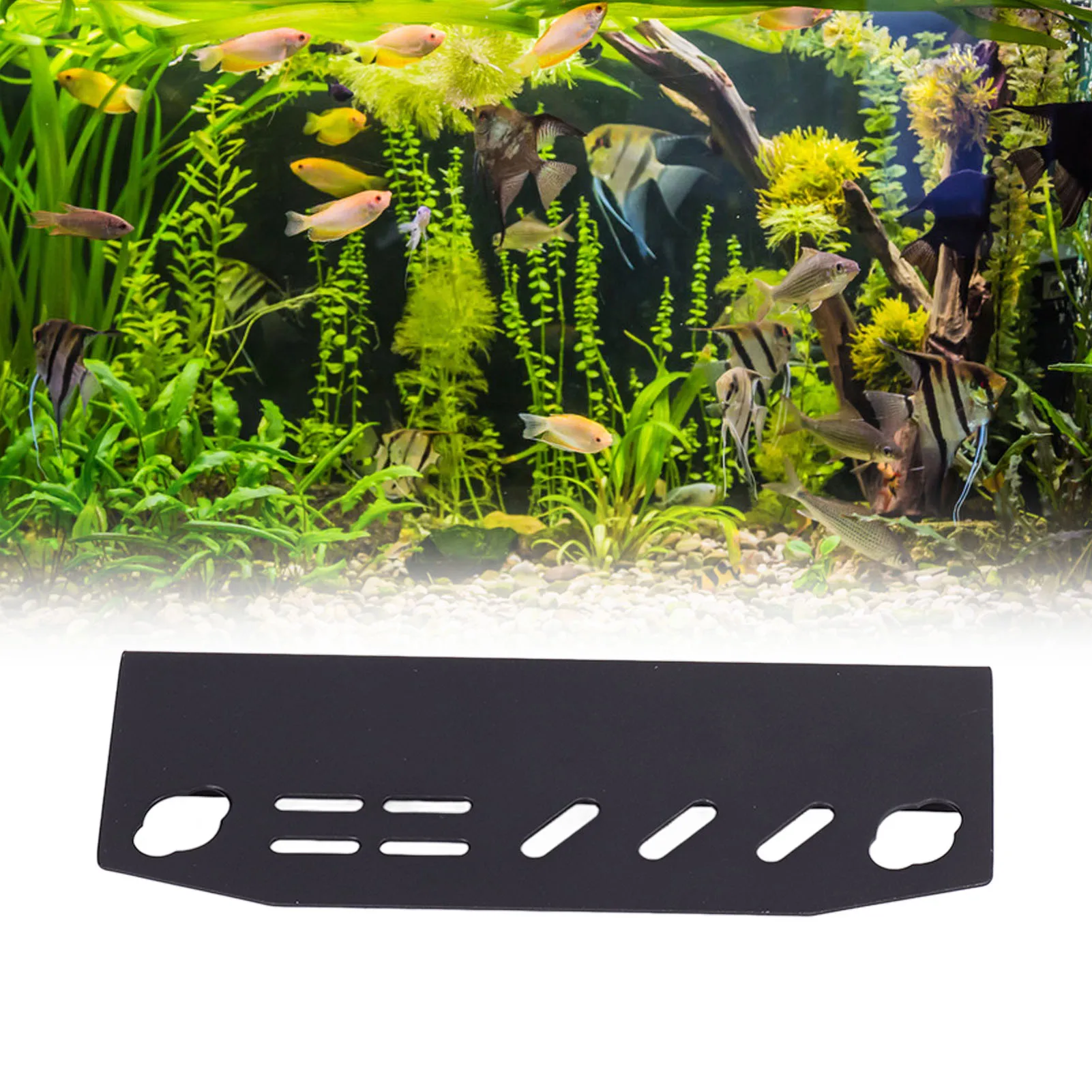 

Держатель для инструментов для рыбы, прочный противоскользящий органайзер для инструментов для рыбы, инструмент для чистки аквариума, держатель для хранения из нержавеющей стали для инструмента для чистки рыбы