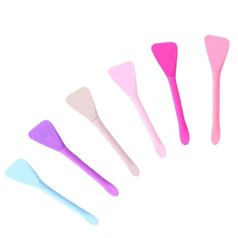 Safe Confortável Silicone Facial Brush, Espátula DIY, Masque Stirring Stick para menina, Cuidados com a pele