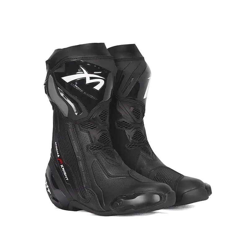 MK-SH099 Waterproof Motorcycle Riding Shoes Motocross Racing Boots Unisex Anti-Slip Breathable Street Track Off-Road Men Women