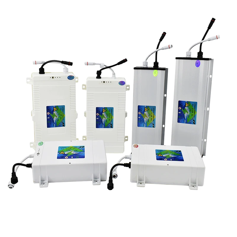 Bateria de armazenamento de energia solar 12v 45ah Lifepo4 Bateria 18650 Bateria de armazenamento de luz de rua de lítio com caixa