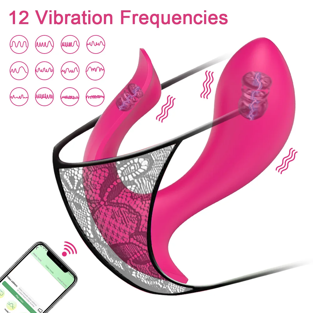 Wearable Vibrator APP Bluetooth for Women Wireless Remote Control Female Clit Clitoris Stimulator Goods Sex Toy for Adult