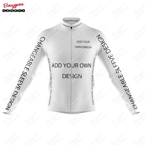 Imagen 2 del producto Uniforme de bicicleta de equipo personalizado, ropa de Ciclismo de carreras para las cuatro estaciones, Maillot de Ciclismo para Hombre, diseño artesanal, 2024
