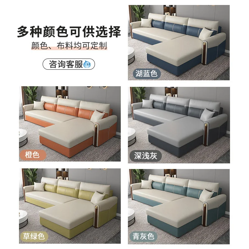 Guifei Sofa Bed Dual Use Light Luxury Small Unit Foldable Living Room Multi functional Foldable No Wash