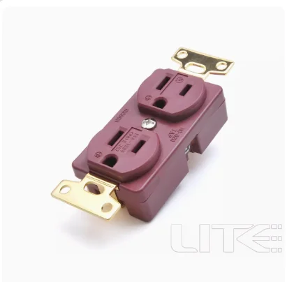 1PCS Japanese Oyaide Electric Emperor SWO-GX Phosphor Bronze Gold Plated Fever Power Socket FREE SHIPPING