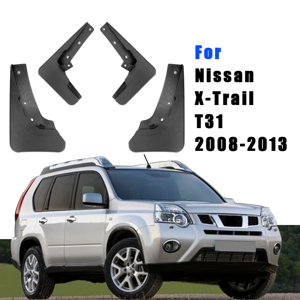 

Mudguards For Nissan X-Trail T31 2008-13 Car Splash Guards Fender Sets Front Rear Mud Flaps Automotive Accessories Error Free