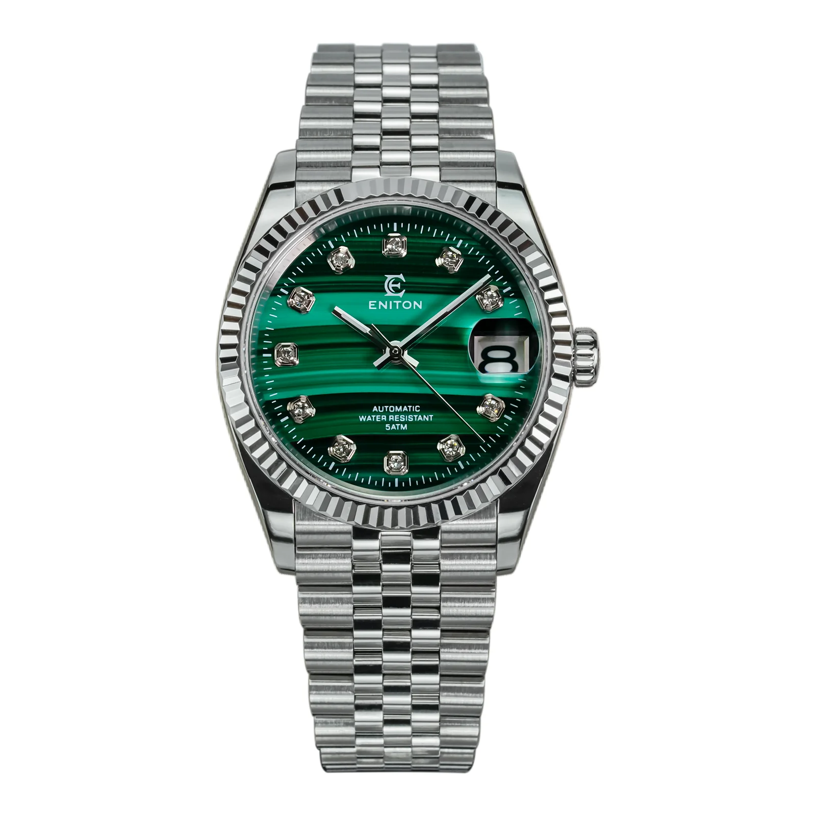 

Механические часы ENITON 36 мм с каменным циферблатом, из нержавеющей стали 316L, с механизмом NH35, автоматические, водонепроницаемость 5ATM, уникальные деловые часы для мужчин