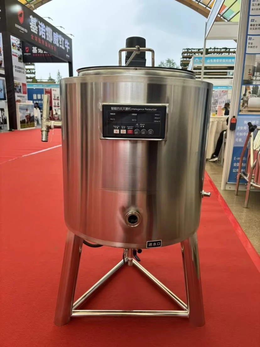 FOODLINE Low Running Cost Pasteurization Machine Silent Motor Continuous Sterilization for Dairy Snack Bar