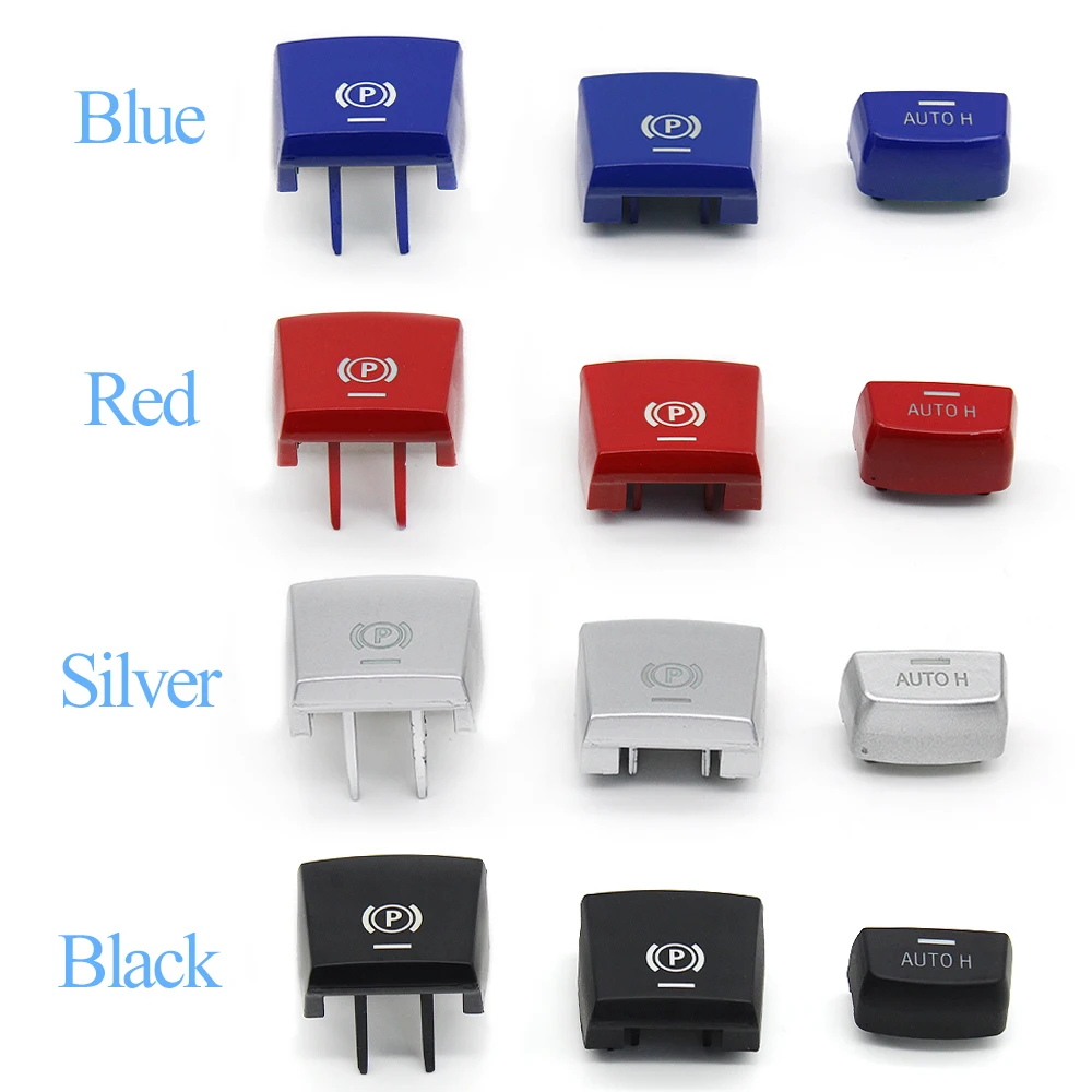 Car Electronic Handbrake P Button AUTO Panel Plastic Cap Switch For BMW 5 7 X3 X4 X5 X6 F Series F01 F02 F10 F18 F12 F15 F25