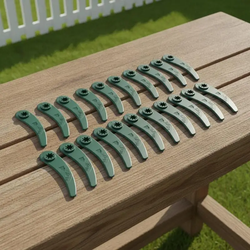 Grass Trimmer Plastic Blades 20PCS Wear Resistant Replacement Accessories for ART 23-18Li ART 26-18Li Yard Mowing