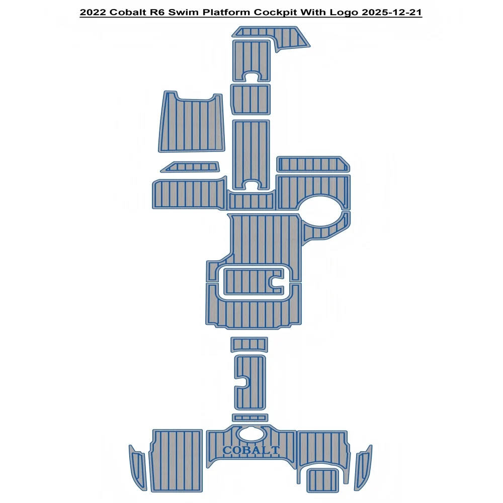 

Кобальт R6 2022, плавательная платформа, кокпит, лодка, пена EVA, искусственный тиковый коврик для палубы, напольный коврик SeaDek, стиль Gatorstep, самоклеящийся dsm9gf3